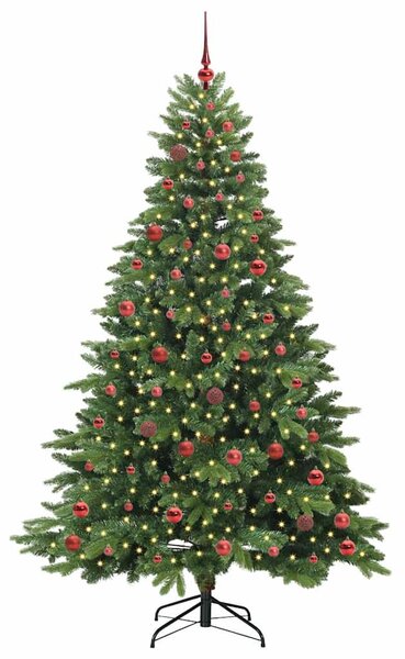 Umělý vánoční stromeček s stojanem Zelená 210 cm PE a PVC 3397562