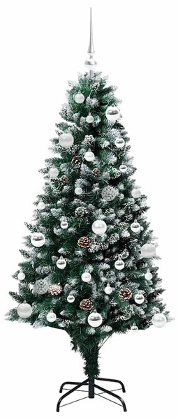 Umělý vánoční stromeček Zelená 150 cm PVC, ocel a plast 3396256