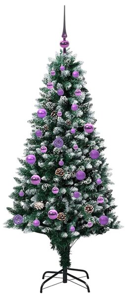 Umělý vánoční stromeček Zelená 150 cm PVC, ocel a plast 3396257