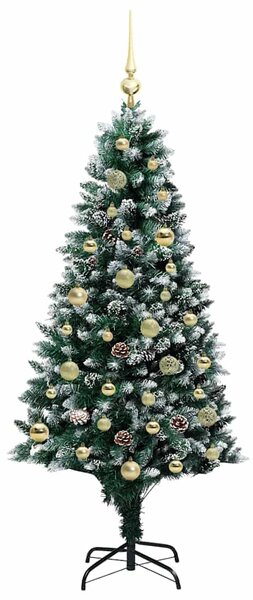 Umělý vánoční stromeček Zelená 150 cm PVC, ocel a plast 3396255