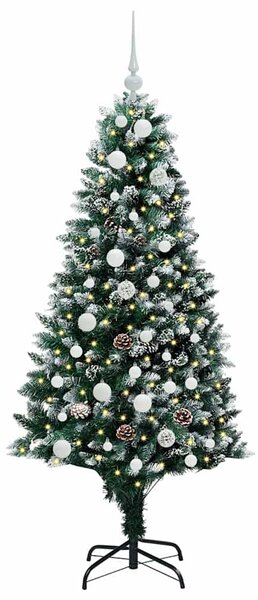 Umělý vánoční stromeček Zelená 150 cm PVC, ocel a plast 3396254