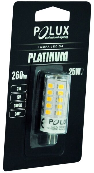 LED Žárovka G4/3W/12V 3000K