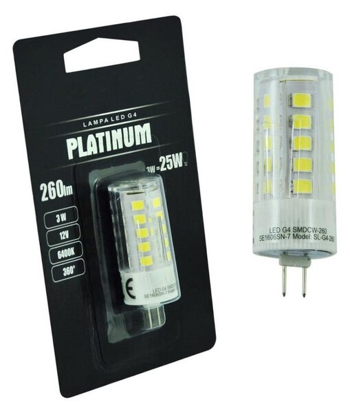LED Žárovka G4/3W/12V 6500K