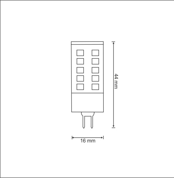 LED Žárovka G4/3W/12V 3000K