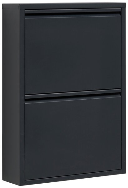 VYKLÁPĚCÍ BOTNÍK, antracitová, 50/70,5/15 cm Carryhome - Výklopné botníky