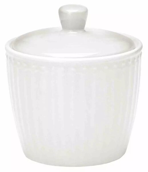 Porcelánová cukřenka bílá
