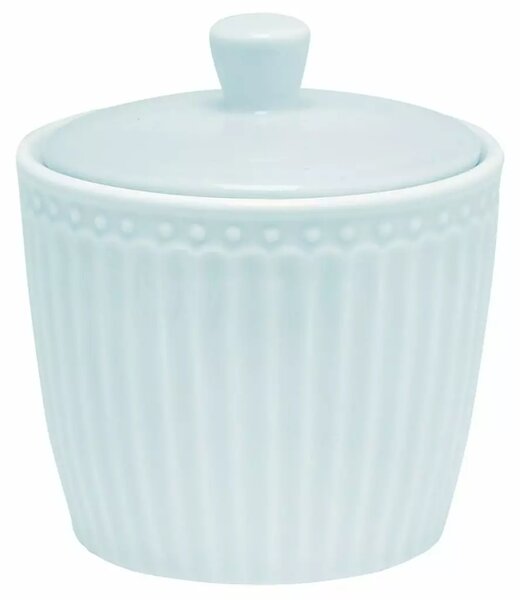 Porcelánová cukřenka světle modrá