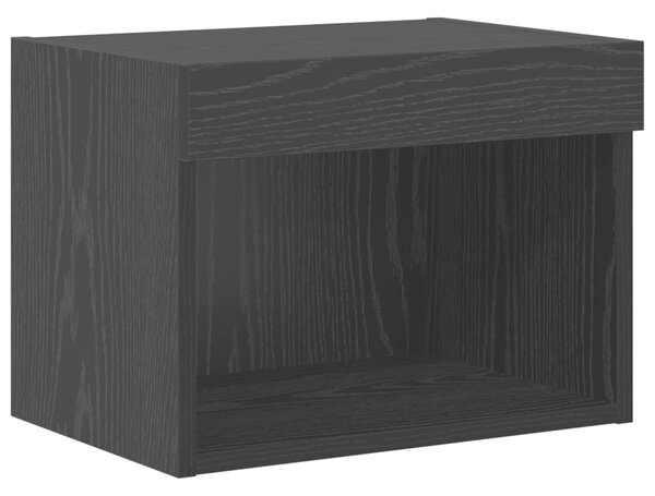 TV nástěnné jednotky s LED 5 ks Černý dub Kompozitní dřevo 3402970