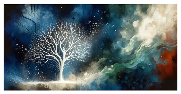 Obraz magický strom života ve vesmíru