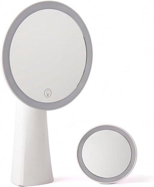 LED make-up zrcadlo s osvětlením - stmívací stolní zrcadlo - 5x zvětšovací zrcadlo - ideální pro make-up - ServiceTopper
