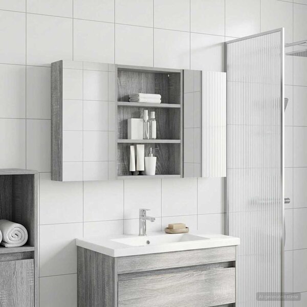 Sada koupelnových skříněk 3 ks 100 x 10,5 x 50 cm 3403685