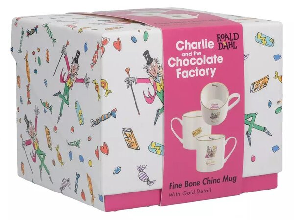 Porcelánový hrnek velký Charlie int the Chocolate Factory