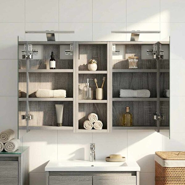 Sada koupelnových skříněk 3 ks 80 x 10,5 x 50 cm 3403661