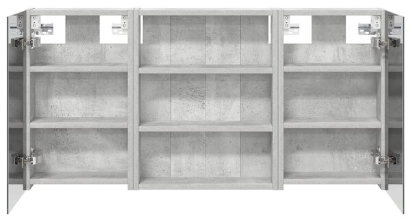 Sada koupelnových skříněk 3 ks 100 x 10,5 x 50 cm 3403683