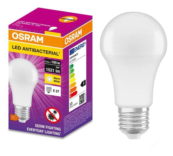 LED Antibakteriální žárovka A100 E27/13W/230V 2700K - Osram