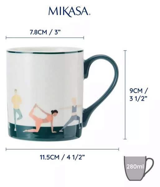 Porcelánový hrníček Yoga
