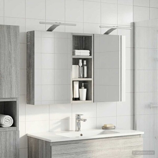 Sada koupelnových skříněk 3 ks 80 x 10,5 x 50 cm 3403661