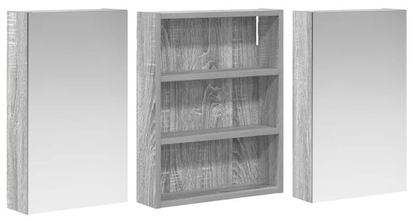 Sada koupelnových skříněk 3 ks 100 x 10,5 x 50 cm 3403685