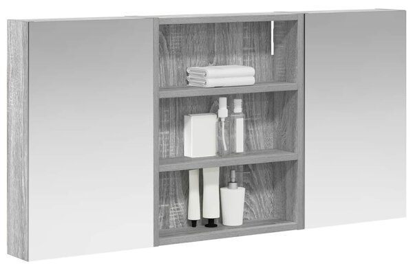 Sada koupelnových skříněk 3 ks 100 x 10,5 x 50 cm 3403685