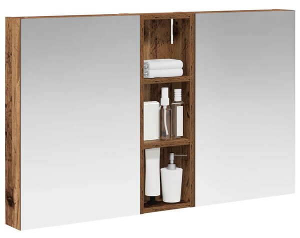 Sada koupelnových skříněk 3 ks 100 x 10,5 x 60,5 cm 3403702