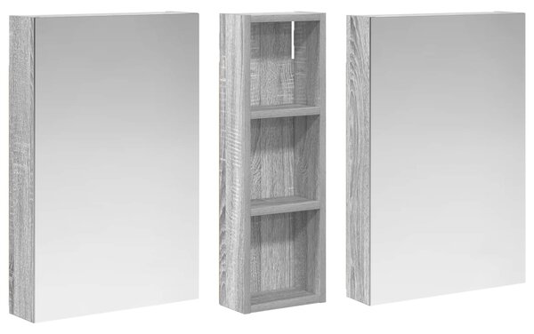 Sada koupelnových skříněk 3 ks 100 x 10,5 x 60,5 cm 3403701