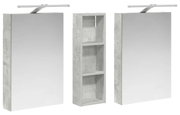 Sada koupelnových skříněk 3 ks 100 x 10,5 x 60,5 cm 3403707