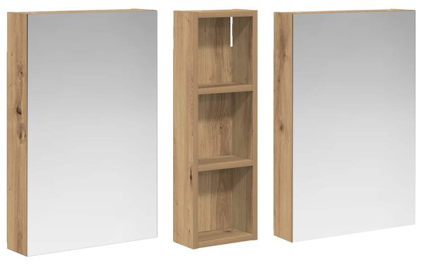 Sada koupelnových skříněk 3 ks 100 x 10,5 x 60,5 cm 3403703