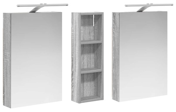 Sada koupelnových skříněk 3 ks 100 x 10,5 x 60,5 cm 3403709