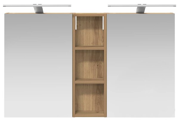 Sada koupelnových skříněk 3 ks 100 x 10,5 x 60,5 cm 3403711