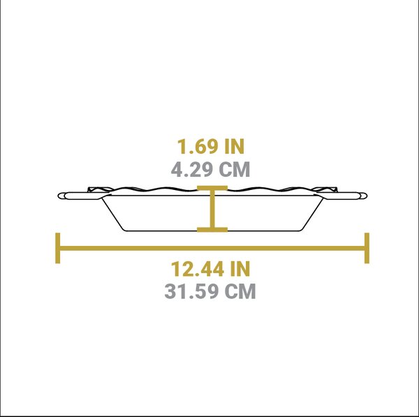 Litinová forma Lodge na koláč 23 cm