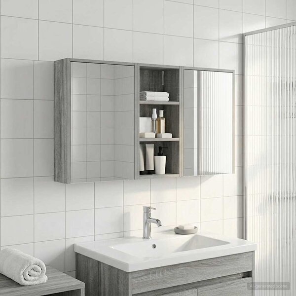 Sada koupelnových skříněk 3 ks 116 x 16 x 62,5 cm 3403813