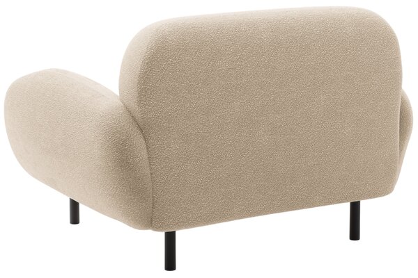 Micadoni Béžové bouclé křeslo Poppy