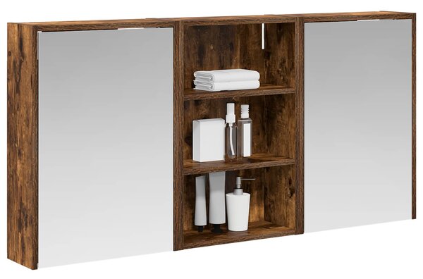 Sada koupelnových skříněk 3 ks 126 x 16 x 62,5 cm 3403828