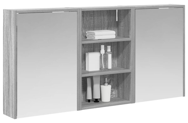 Sada koupelnových skříněk 3 ks 126 x 16 x 62,5 cm 3403829