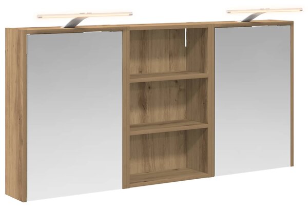 Sada koupelnových skříněk 3 ks 126 x 16 x 62,5 cm 3403839