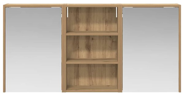 Sada koupelnových skříněk 3 ks 126 x 16 x 62,5 cm 3403831