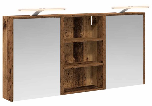 Sada koupelnových skříněk 3 ks 126 x 16 x 62,5 cm 3403838