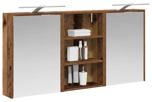 Sada koupelnových skříněk 3 ks 126 x 16 x 62,5 cm 3403838