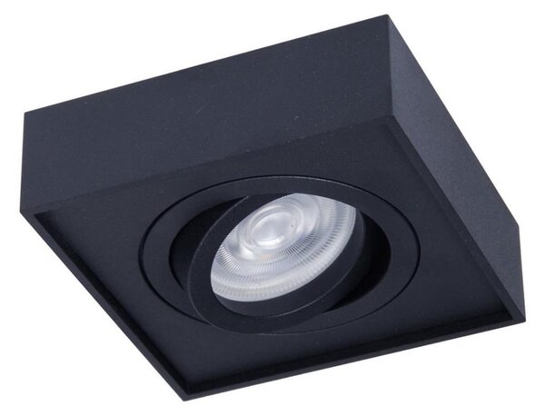 Podhledové bodové svítidlo NUSA 1xGU5,3/MR16/50W/12V hranatý černá