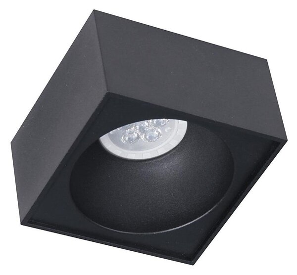Podhledové bodové svítidlo BALI 1xGU5,3/MR16/25W/12V hranatý černá
