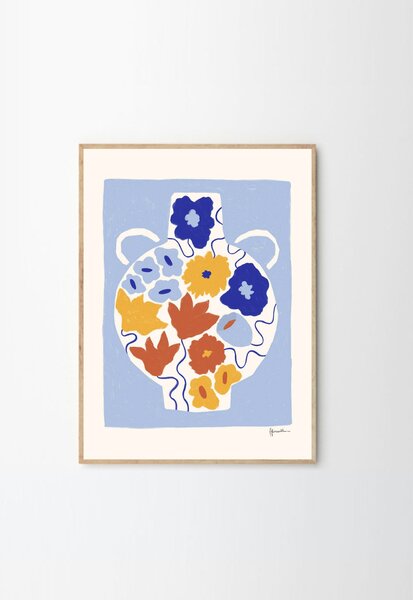 Autorský plakát Flower Pot by Frankie Penwill 40 x 50 cm