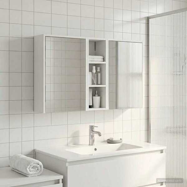 Sada koupelnových skříněk 3 ks 106 x 16 x 62,5 cm 3403792