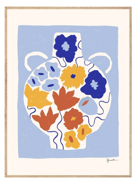 Autorský plakát Flower Pot by Frankie Penwill 40 x 50 cm