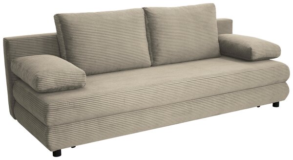 ROZKLÁDACÍ POHOVKA, textil, šedohnědá home24 - Rozkládací sedačky