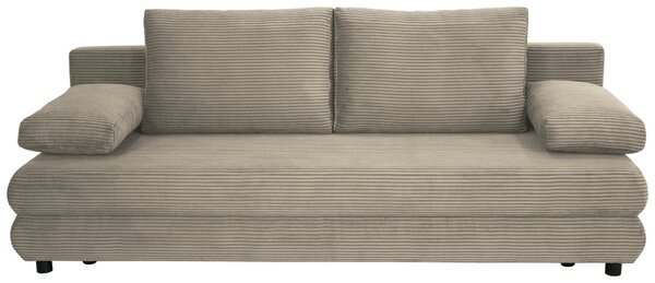 ROZKLÁDACÍ POHOVKA, textil, šedohnědá home24 - Rozkládací sedačky