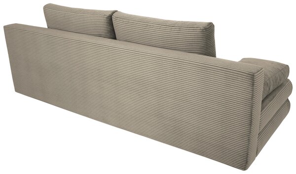 ROZKLÁDACÍ POHOVKA, textil, šedohnědá home24 - Rozkládací sedačky