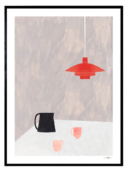 Autorský plakát Orange Pendant by Ana Frois 50 x 70 cm