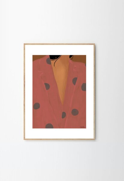 Autorský plakát Dressed by Sandra Blomén Maschinsky 30 x 40 cm