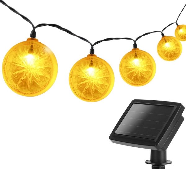Aigostar - LED Solární řetěz 10xLED/3,8m IP44 teplá bílá