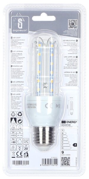 LED Žárovka E27/9W/230V 3000K - Aigostar
